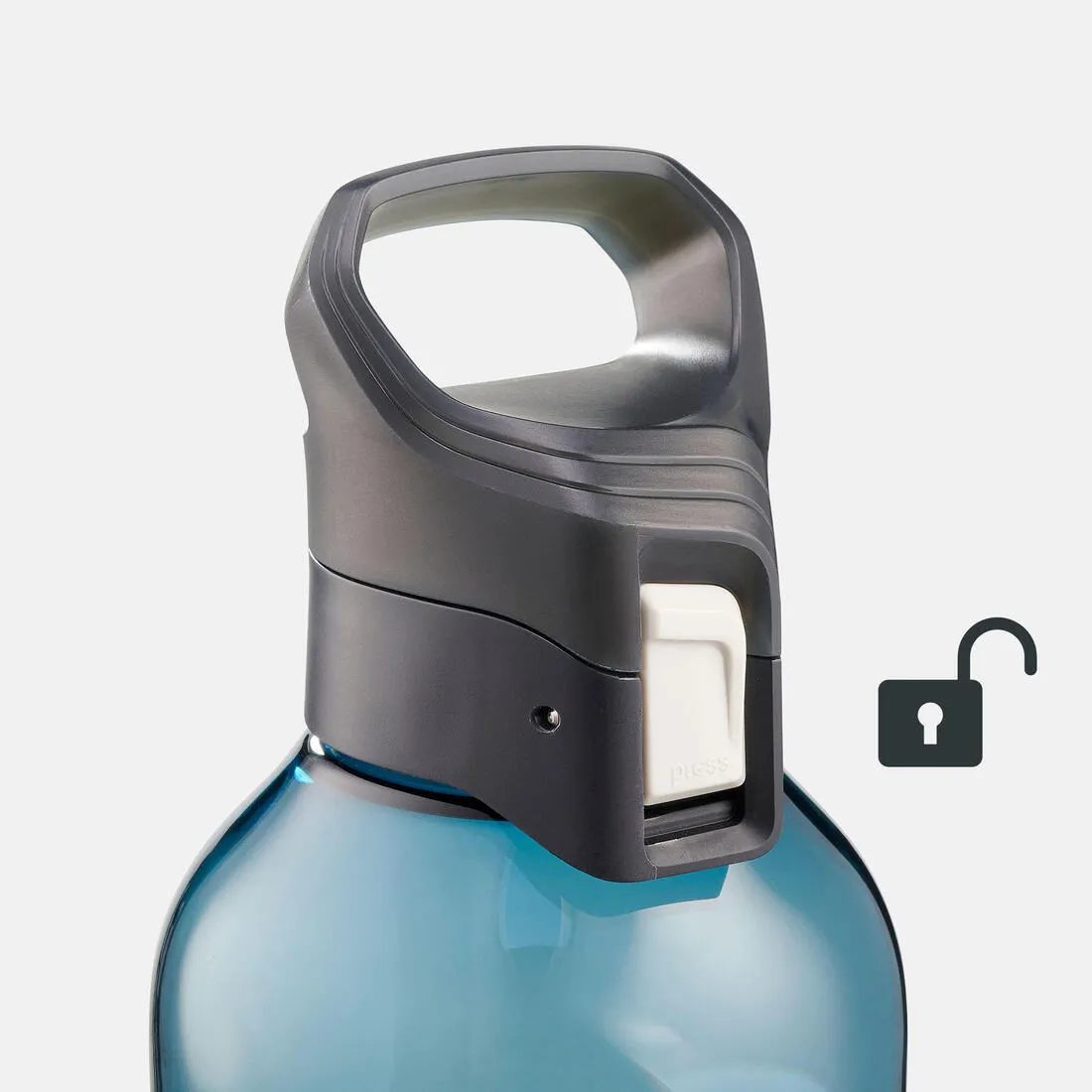 0.8 L Ecozen® Flask 500 with quick-release cap for hiking
