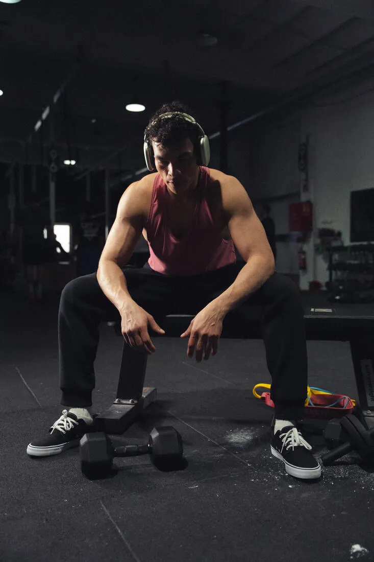 10 kg Cross Training and Weight Training Hexagonal Dumbbell - Black