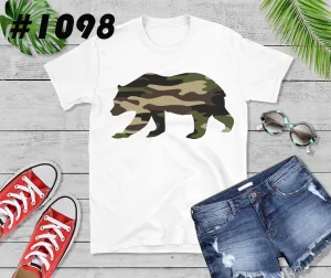 #1098 Bear Camo Silhouette