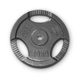 10kg Pair Standard Ezy Grip Iron Cast Weight Gym Plates 30mm