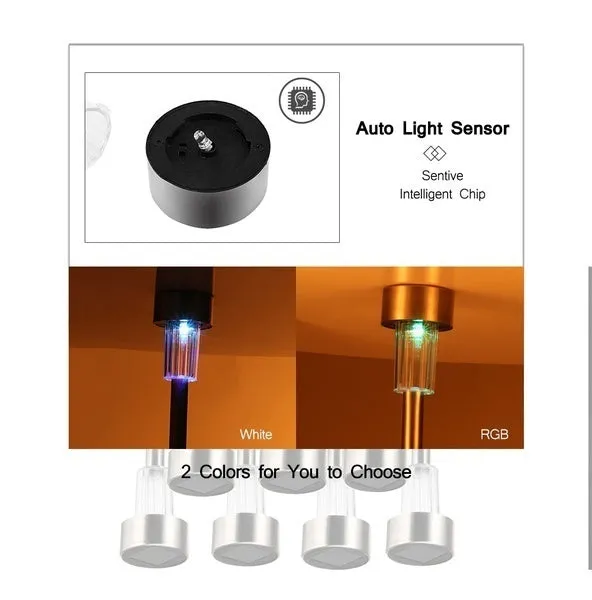 10pcs Outdoor Solar Powered LED Courtyard Lawn Lamp