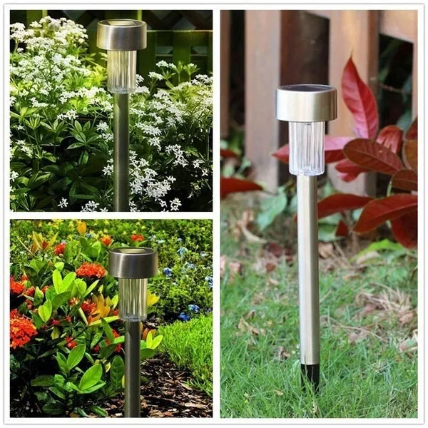10pcs Outdoor Solar Powered LED Courtyard Lawn Lamp