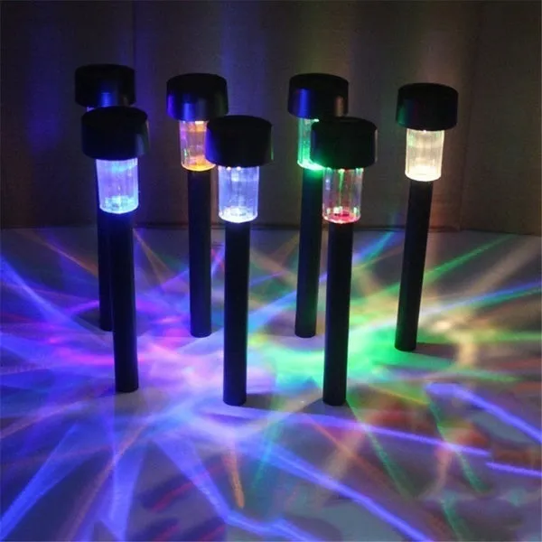 10pcs Outdoor Solar Powered LED Courtyard Lawn Lamp
