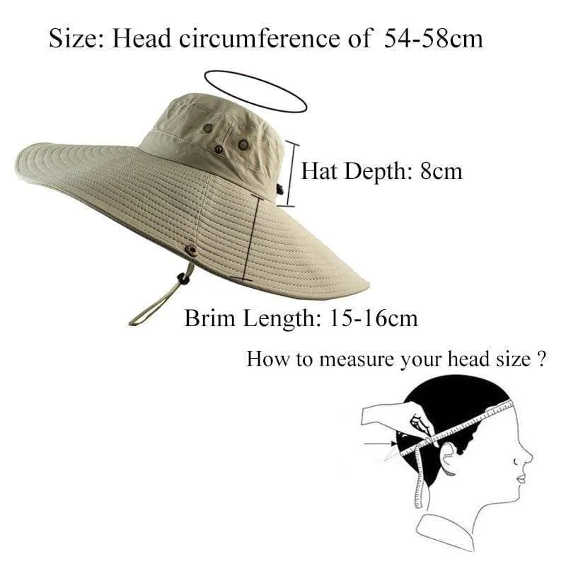 16cm Super Wide Brim Sun Hats
