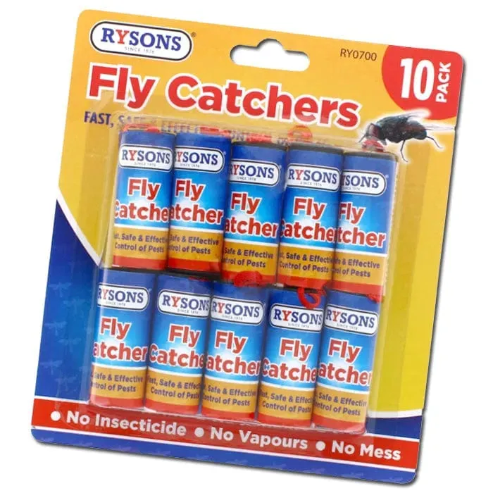 20pc Fly Catcher Paper Insect Killer Sticky Glue Tape Roll Bug Trap Poison Free