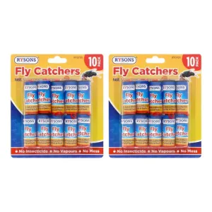 20pc Fly Catcher Paper Insect Killer Sticky Glue Tape Roll Bug Trap Poison Free