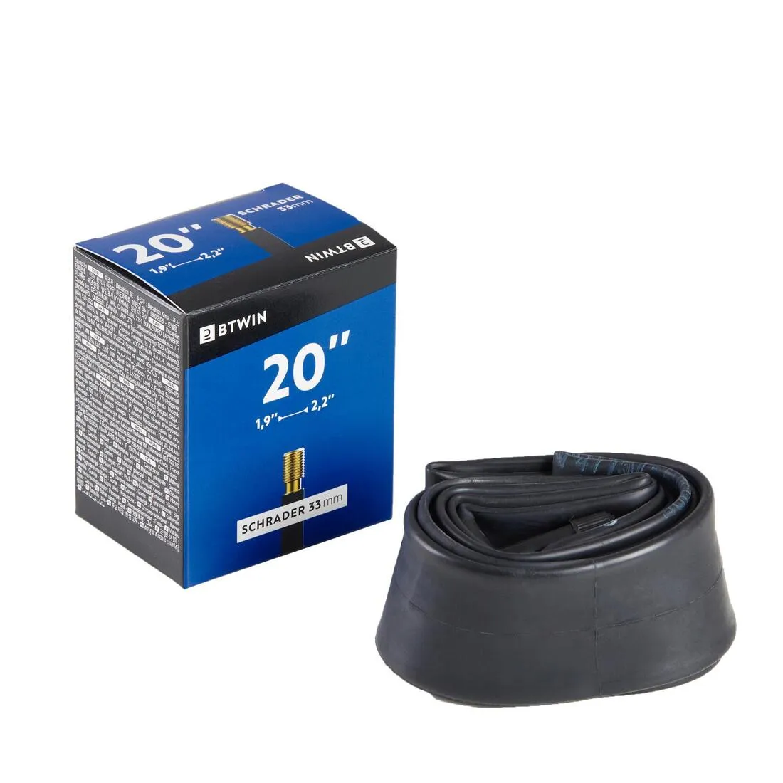 20" 1.90 to 2.20 Schrader Valve Inner Tube