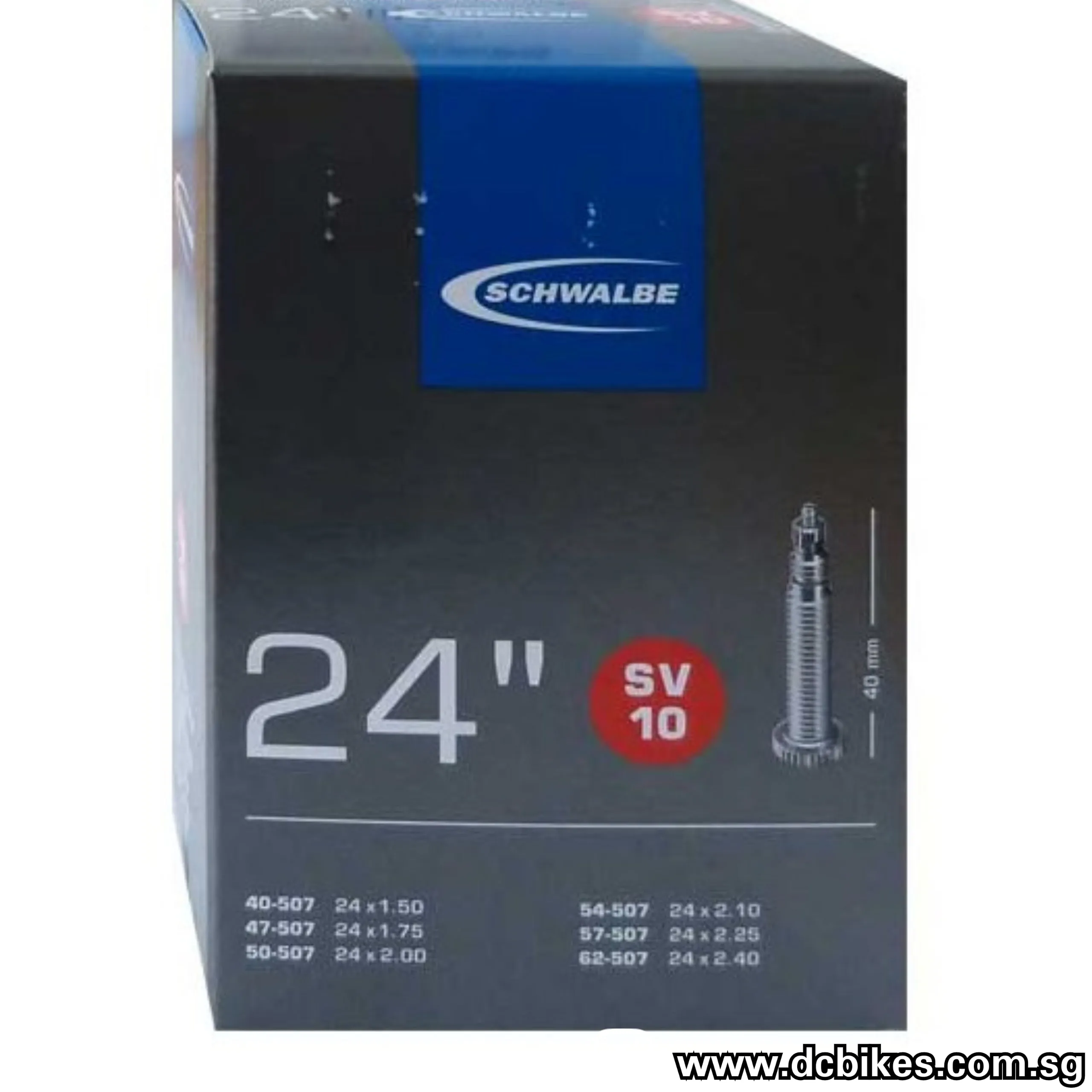 24'' | 26'' | 27.5'' | 29'' Schwalbe 1.5 - 2.5 Presta Schrader Inner Tube (1 Piece)