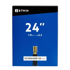 24" x 1.9 to 2.2 Schrader Valve Inner Tube