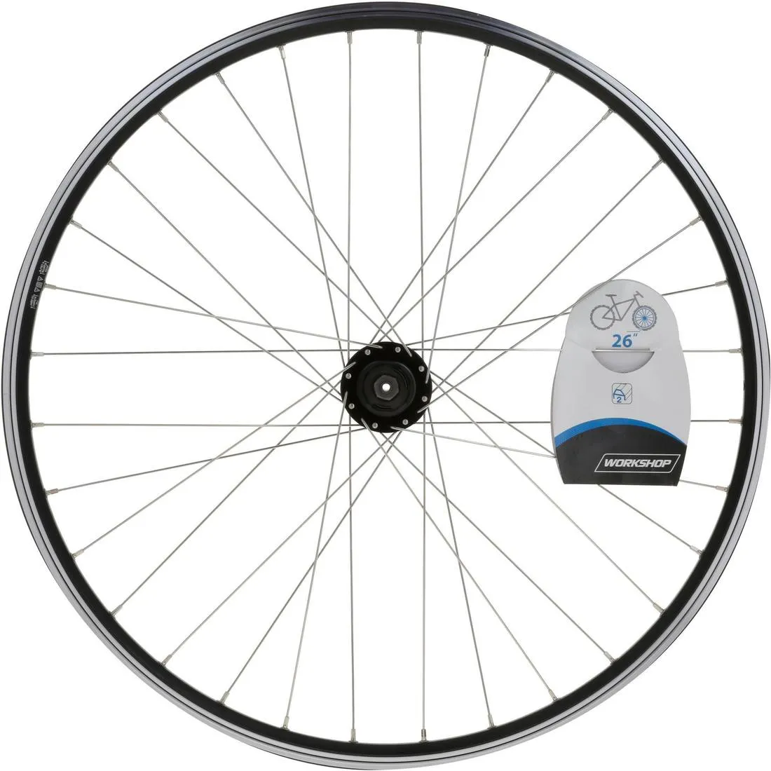 26" Mountain Bike Double-Walled Front Wheel Disc/V-Brake   Quick Release
