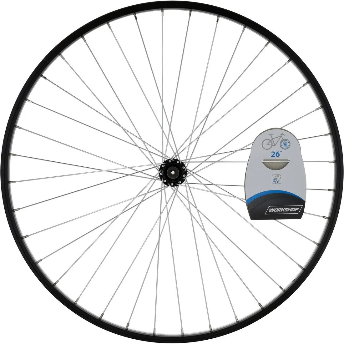 26" Mountain Bike Single-Walled Front Wheel V-Brake   Quick Release