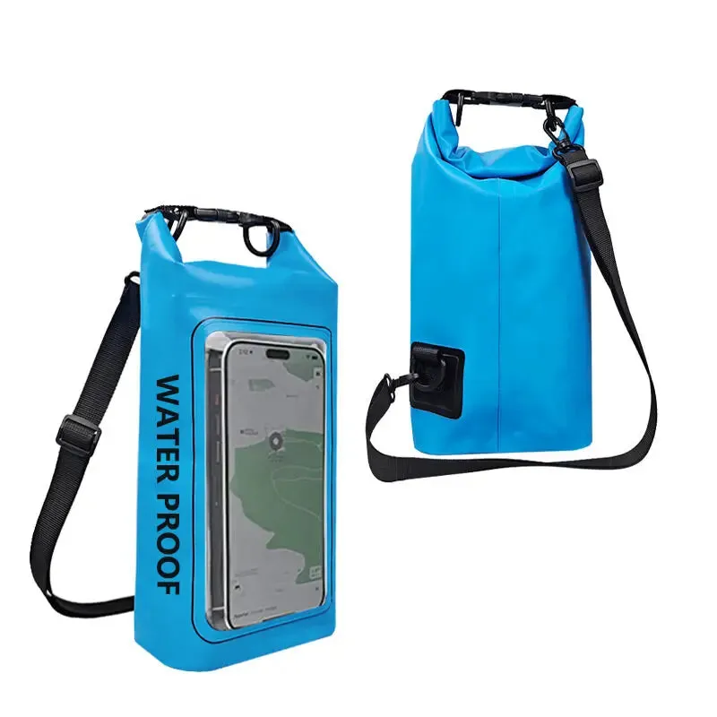 2L Swimming PVC Pack Dry Bag Touch Screen Outdoor Waterproof Shoulder