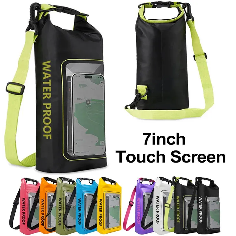 2L Swimming PVC Pack Dry Bag Touch Screen Outdoor Waterproof Shoulder