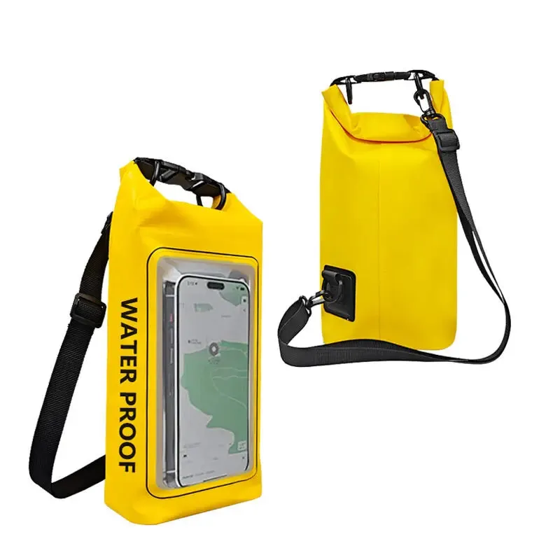 2L Swimming PVC Pack Dry Bag Touch Screen Outdoor Waterproof Shoulder