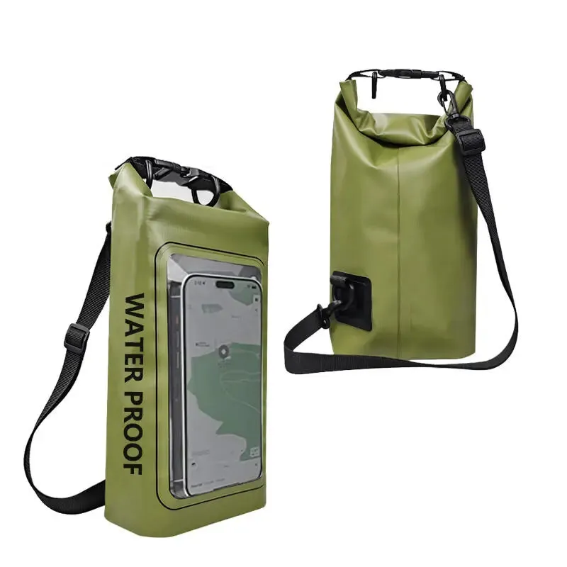 2L Swimming PVC Pack Dry Bag Touch Screen Outdoor Waterproof Shoulder