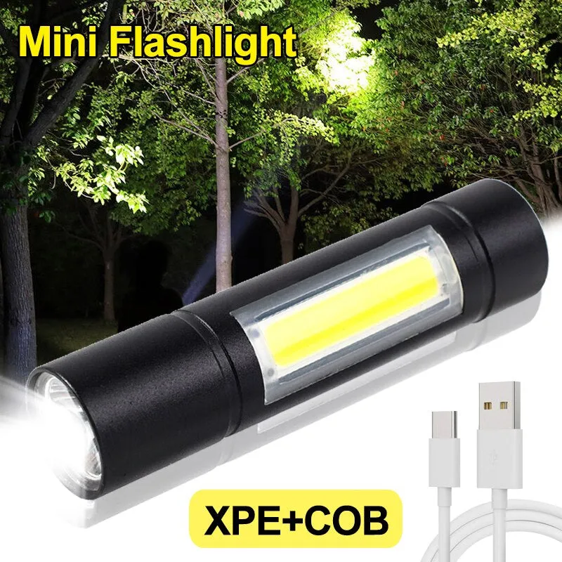 3 in 1 Rechargeable Mini Outdoor Flashlight