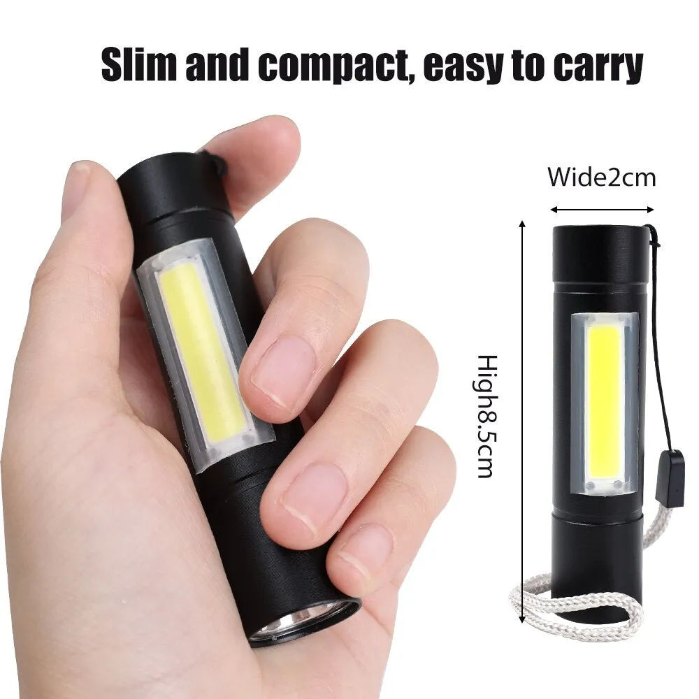 3 in 1 Rechargeable Mini Outdoor Flashlight
