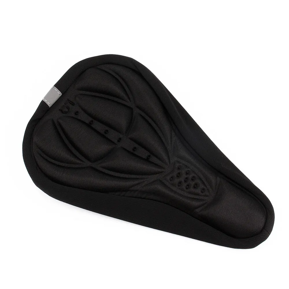 3D Gel Padded Bike Seat Cover - Black, Blue, Orange or Red