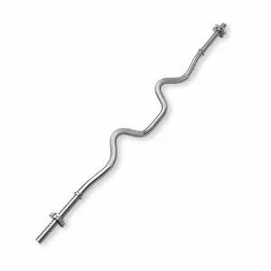 47" Curl Bar - Standard Super SZ Curl Bar with Spinlock Collars