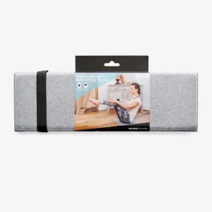 50 cm x 39 cm x 8 mm Pilates Mini Floor Mat 500 - Grey