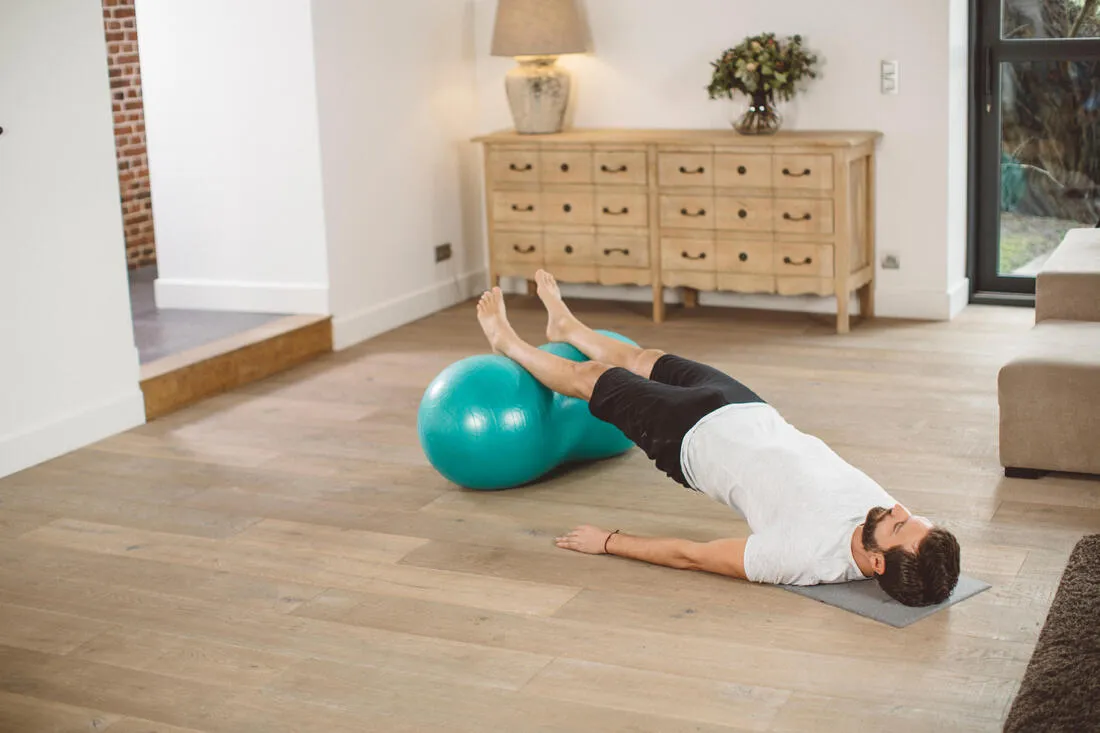 50 cm x 39 cm x 8 mm Pilates Mini Floor Mat 500 - Grey