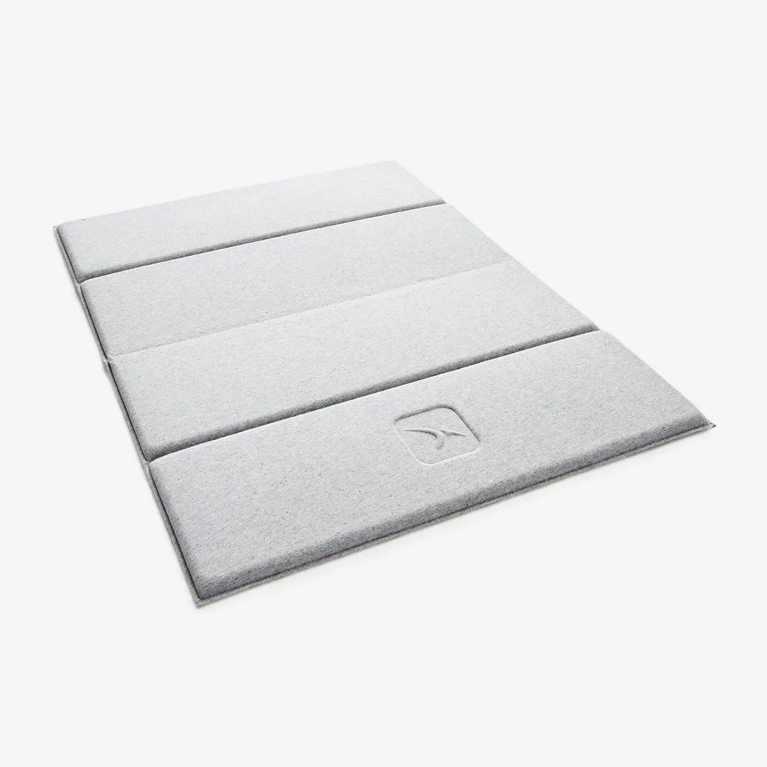 50 cm x 39 cm x 8 mm Pilates Mini Floor Mat 500 - Grey