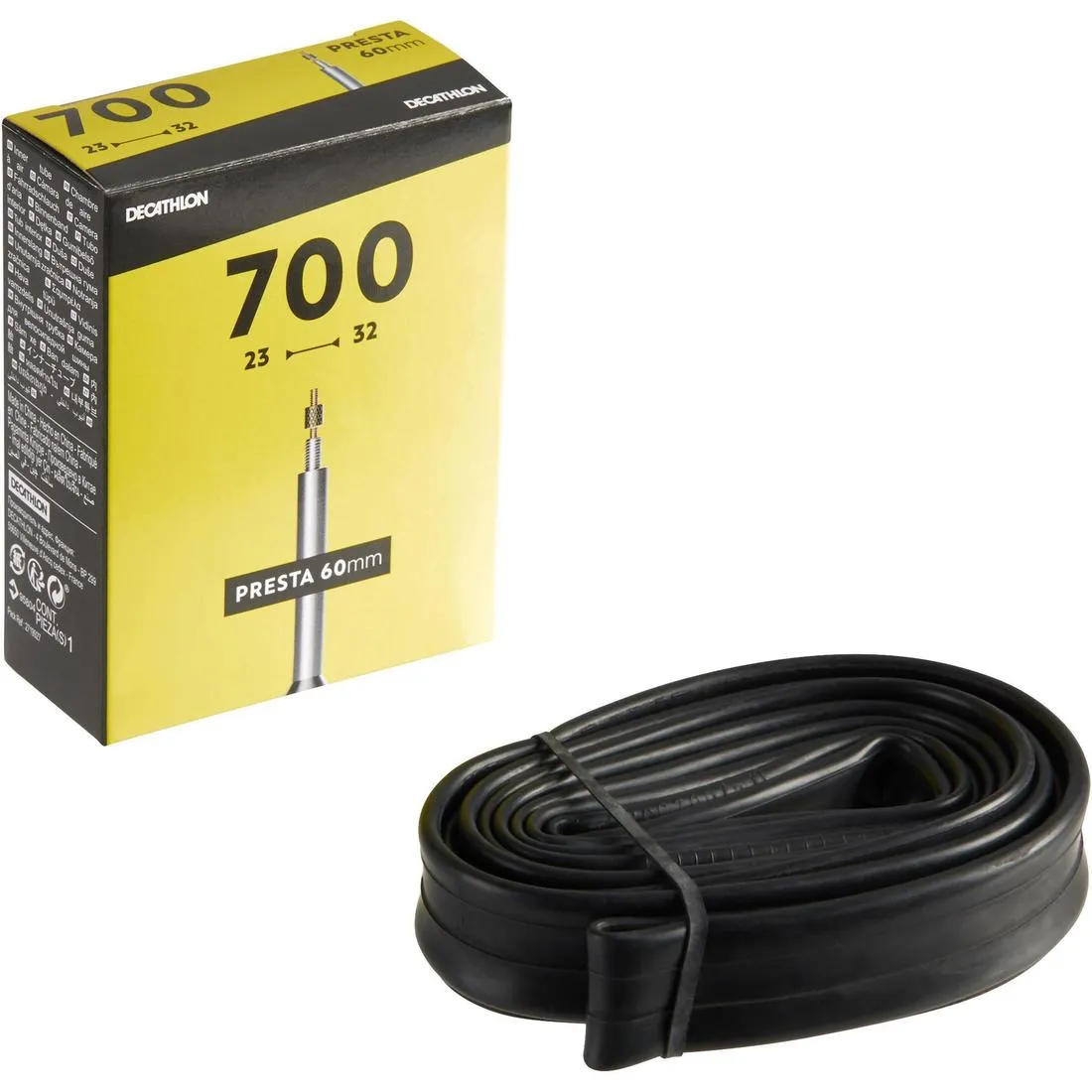 700x23/32 Bike Inner Tube, 60mm Valve - Presta