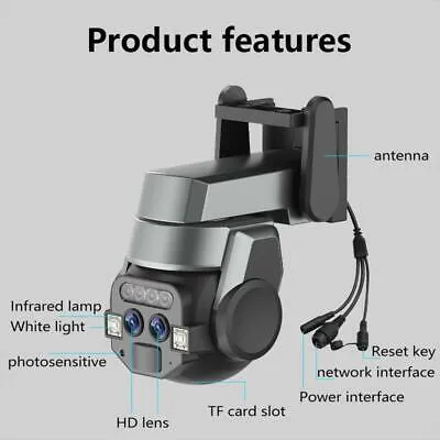 A Dual Lens Surveillance Camera security Wifi 10x zoom. (Waterproof) Original