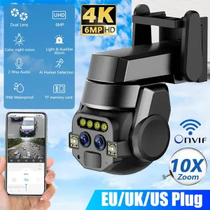 A Dual Lens Surveillance Camera security Wifi 10x zoom. (Waterproof) Original