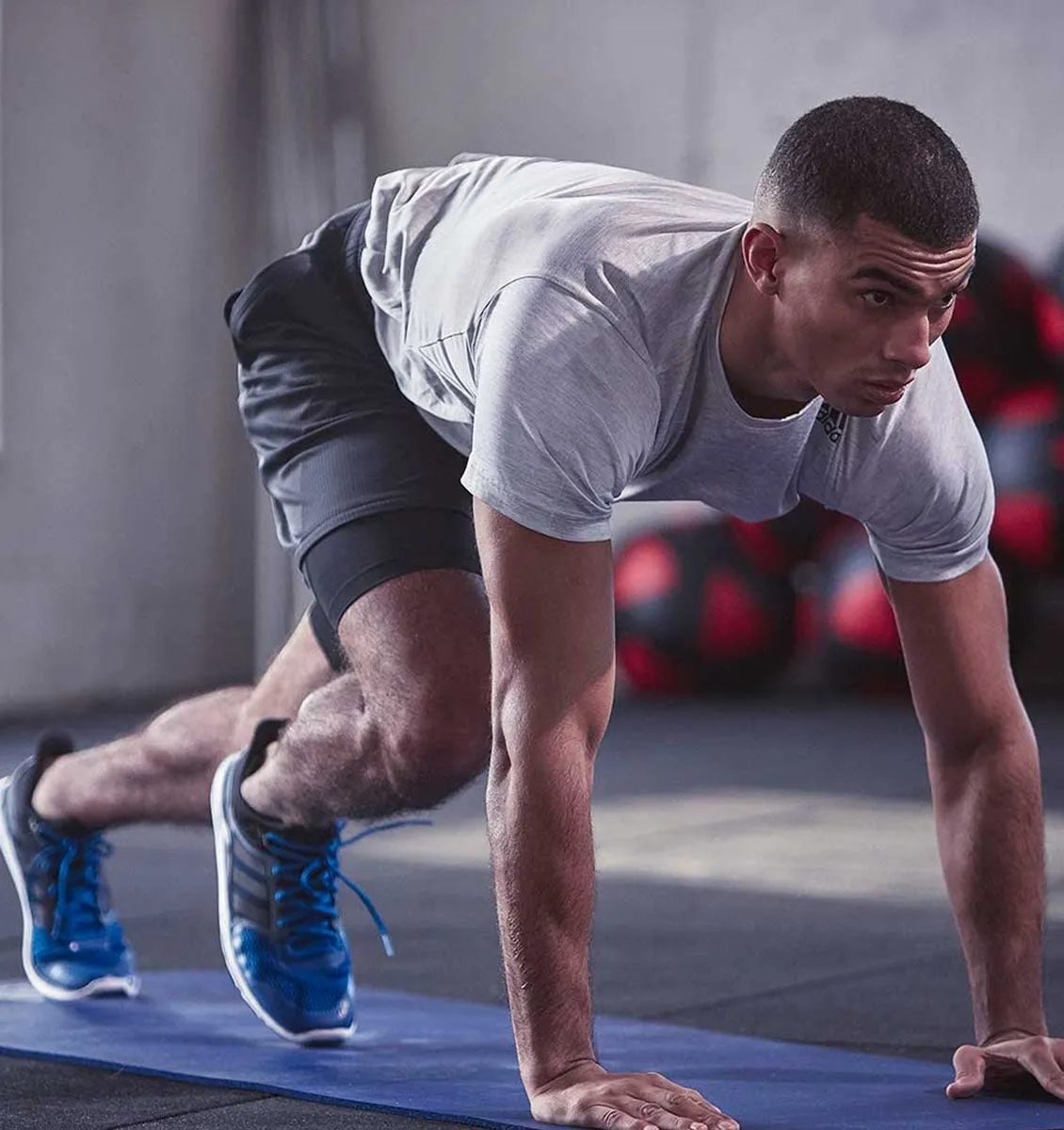 adidas Fitness Mat - 7mm - Blue