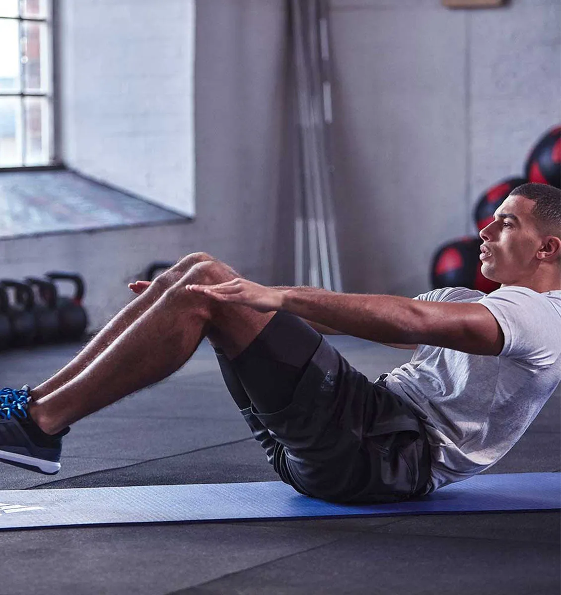 adidas Fitness Mat - 7mm - Blue