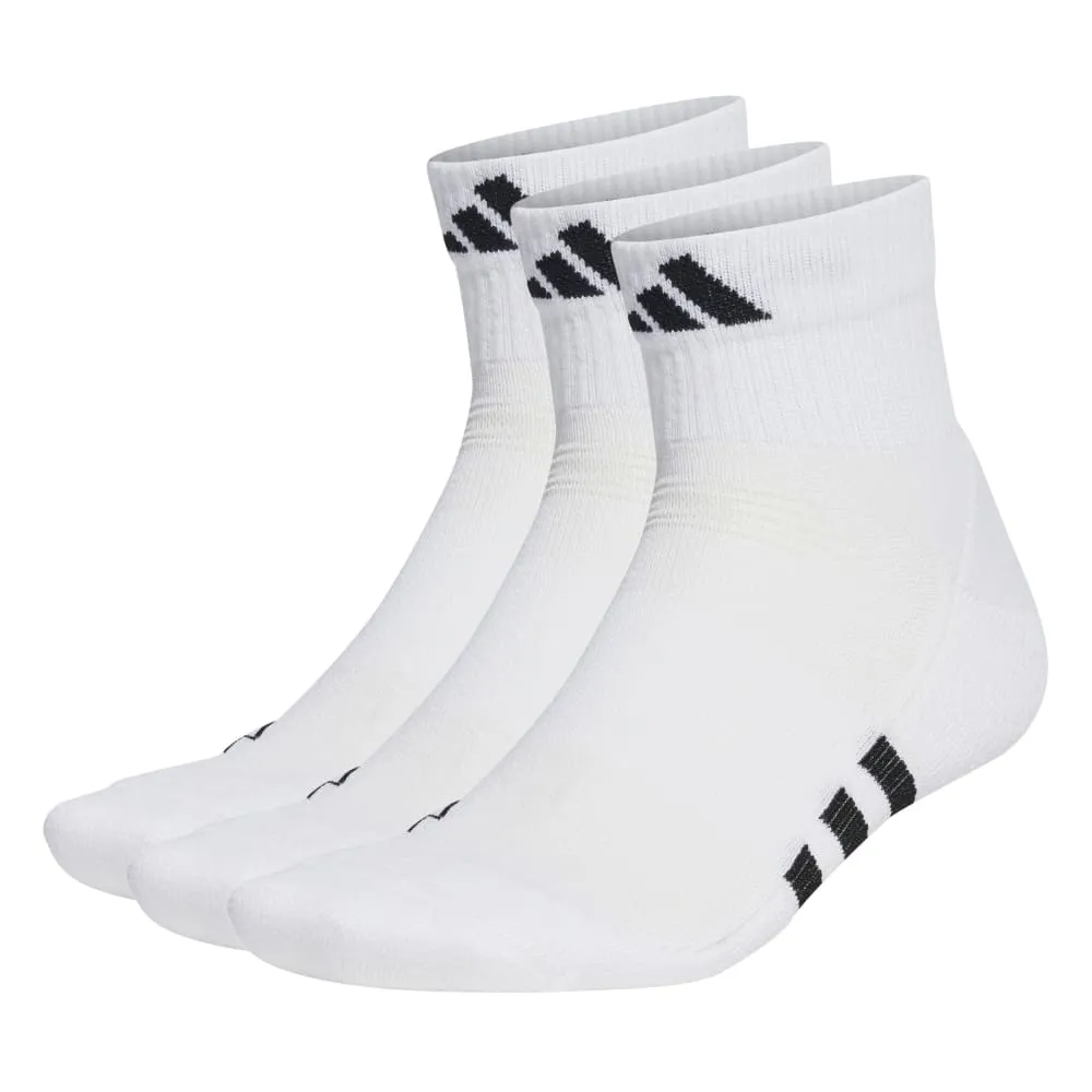 Adidas Mens Performance Cushion Ankle Socks 3 Pack