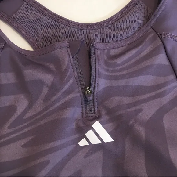 adidas Powerimpact Training Medium Support Techfit Bra, Violet Purple, XXL/F