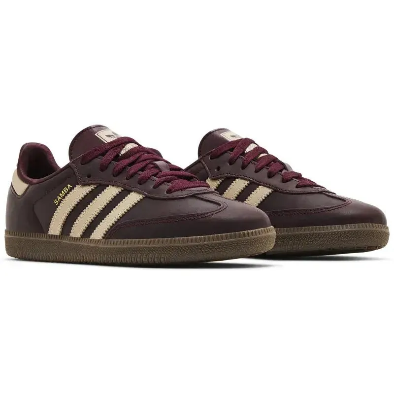 adidas Samba OG Maroon Crystal Sand (W)