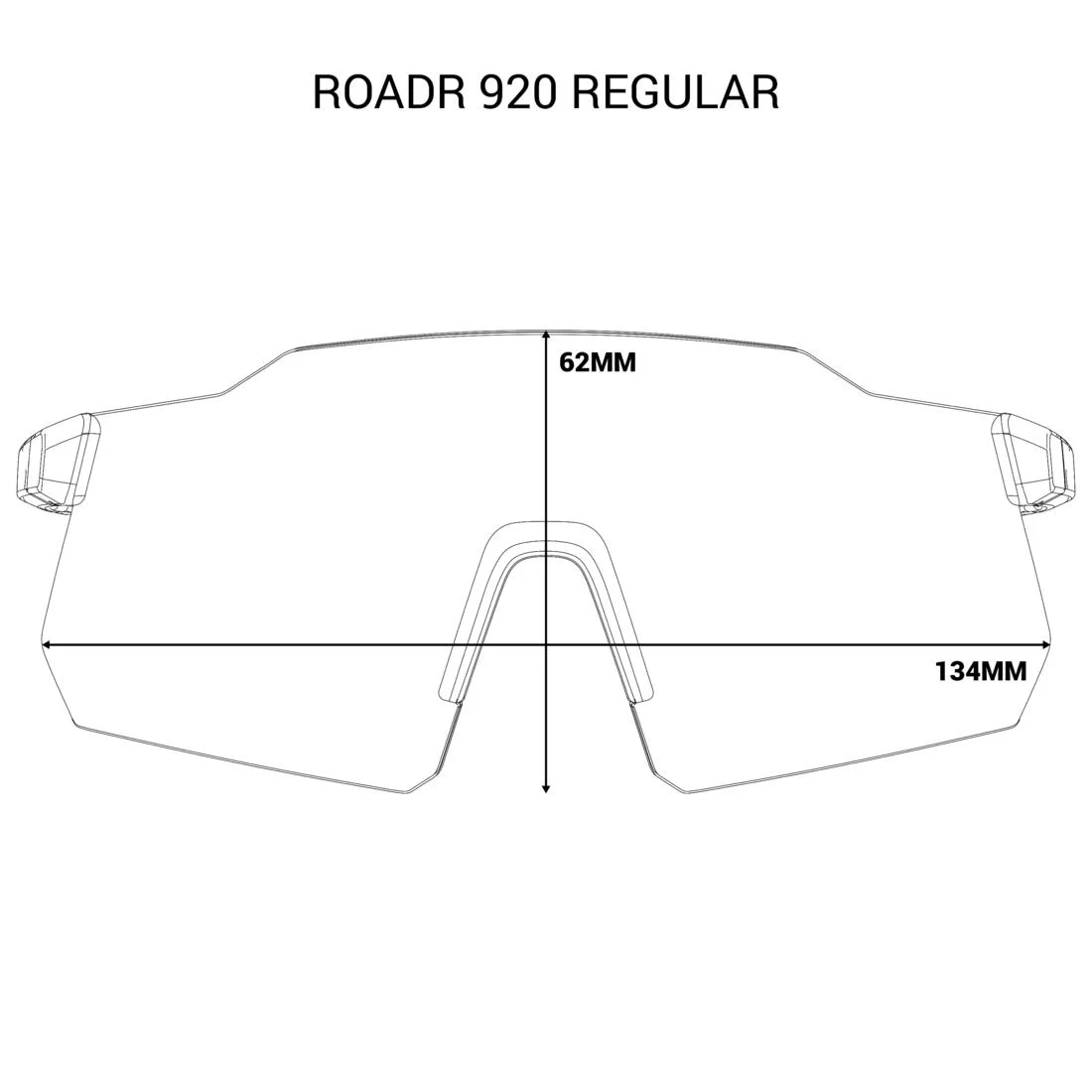 Adult Category 3 High-Definition Cycling Sunglasses - RoadR 920