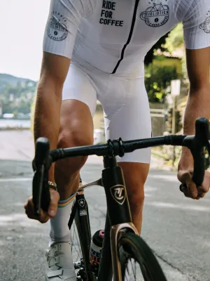 Aero road bib - White