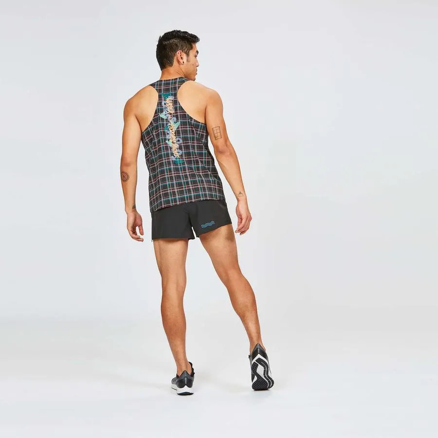 AFO Singlet in Midnight Plaid Racer