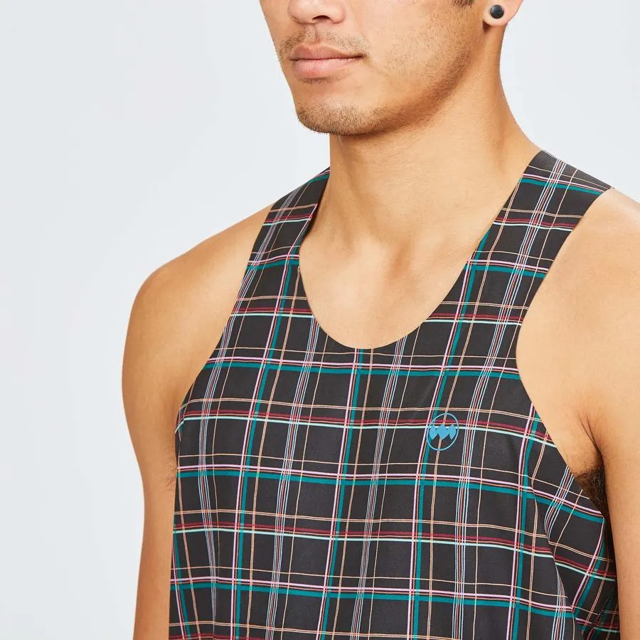 AFO Singlet in Midnight Plaid Racer