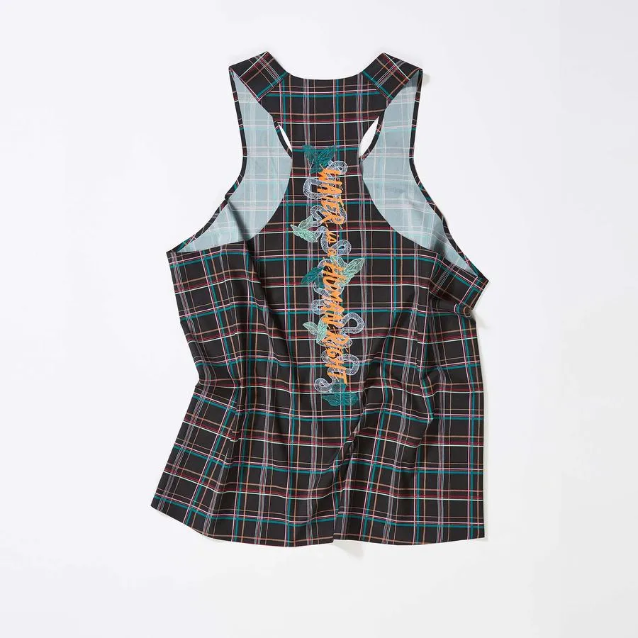 AFO Singlet in Midnight Plaid Racer