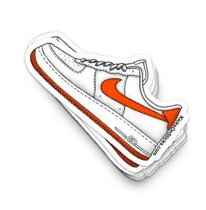 Air Force 1 Low "Safety Orange" Sneaker Sticker