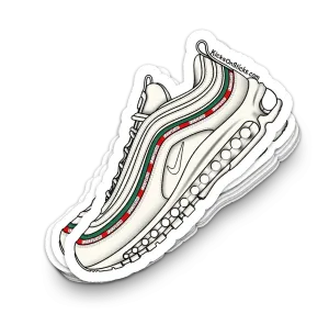 Air Max 97 "UNDFTD White" Sneaker Sticker