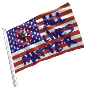 All Lives Matter USA Flag Banner
