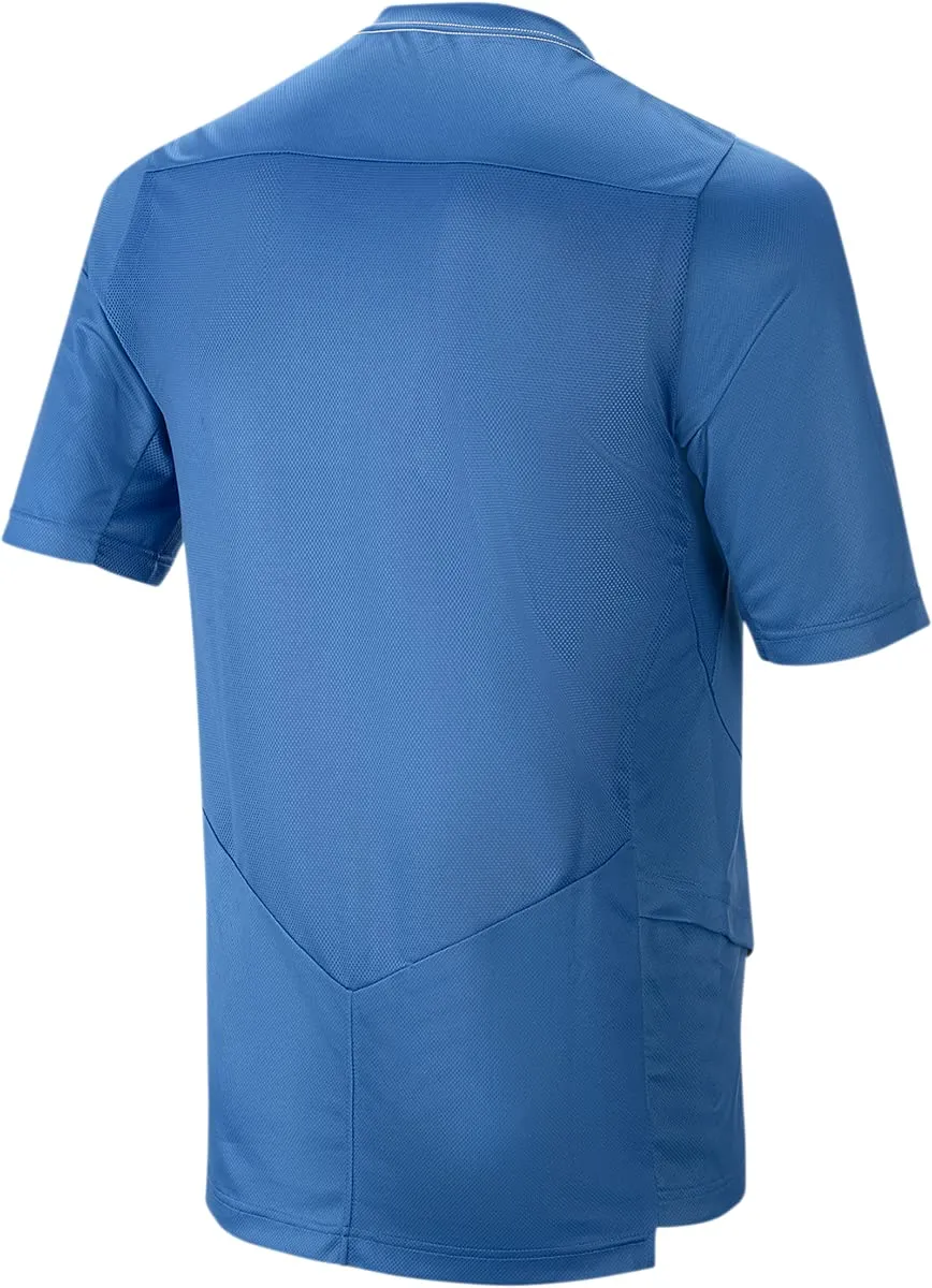 Alpinestars Drop 6.0 Short Sleeve Men's MTB Cycling Jersey - Blue/Medium