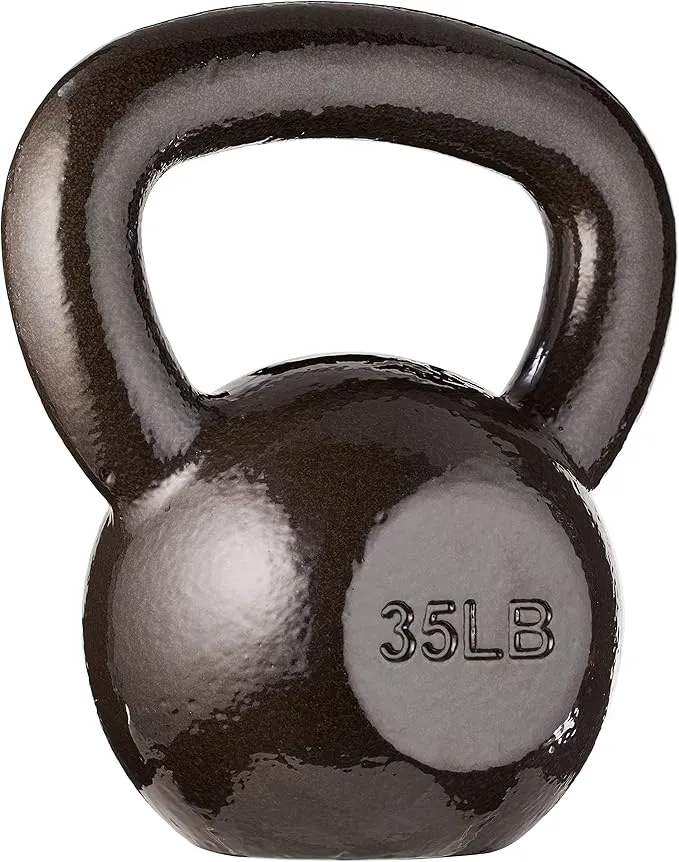 Amazon Basics 35 lb. Cast Iron Kettlebell