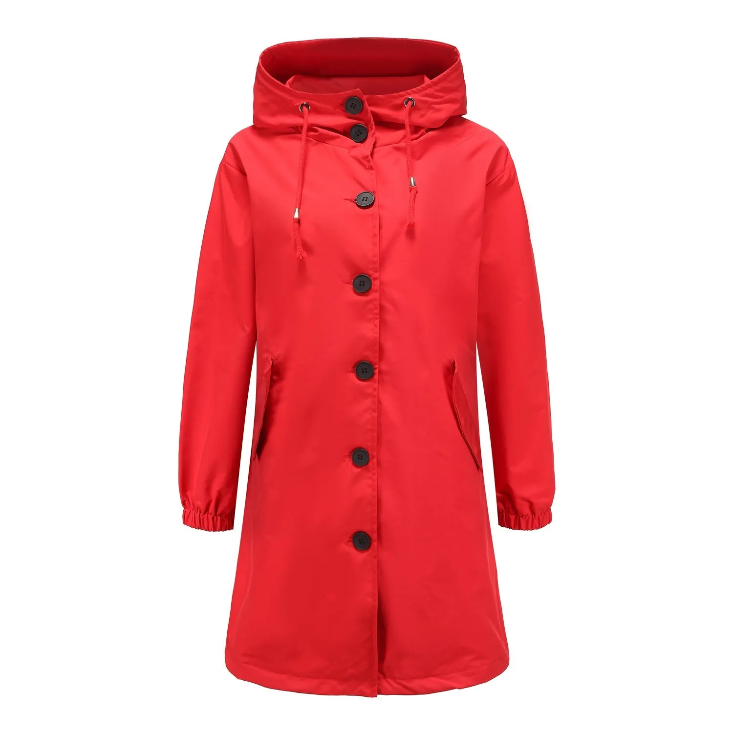 AquaGuard™ | Women's Waterproof Rain Jacket | Lightweight Hooded Windbreaker for Outdoor Casual Wear