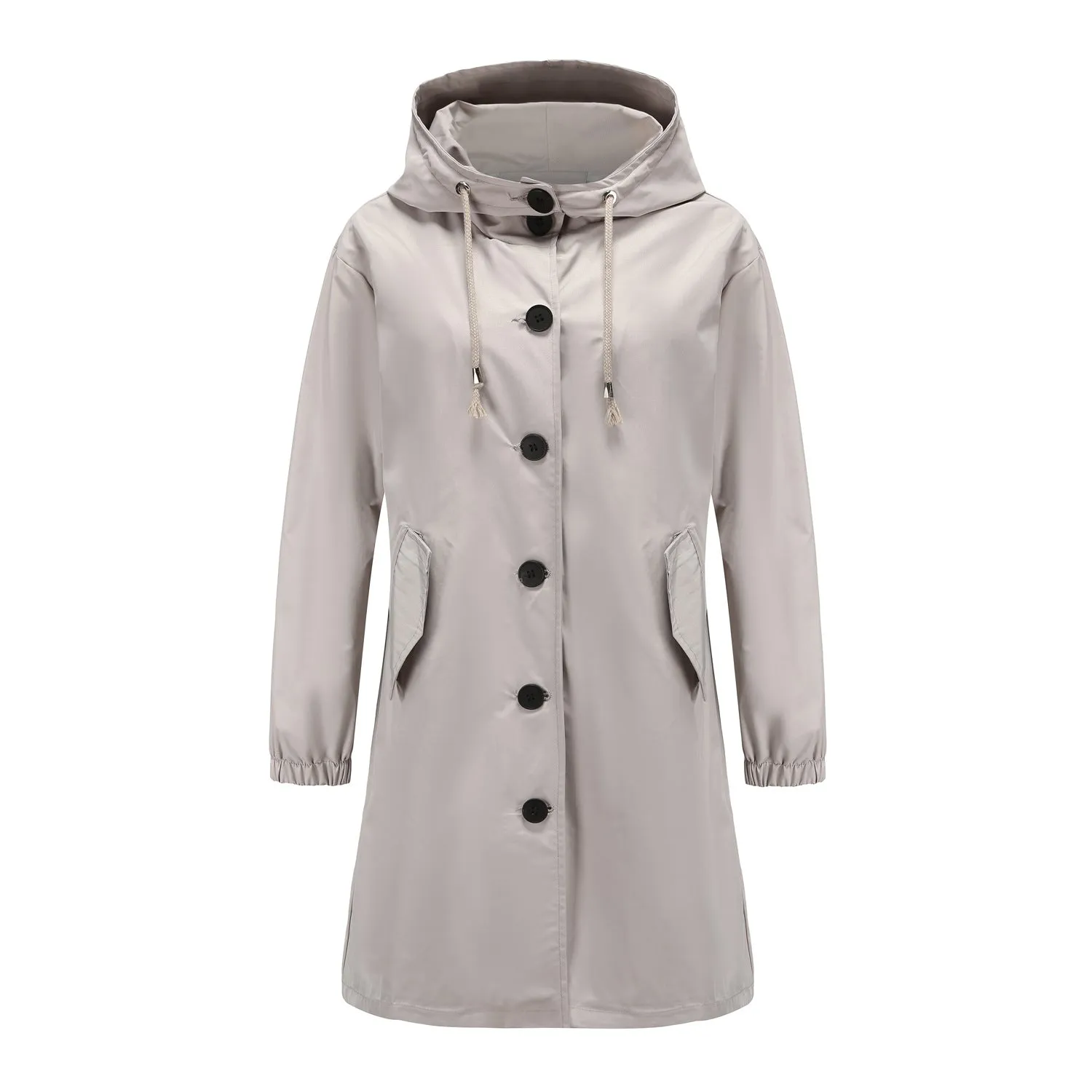 AquaGuard™ | Women's Waterproof Rain Jacket | Lightweight Hooded Windbreaker for Outdoor Casual Wear
