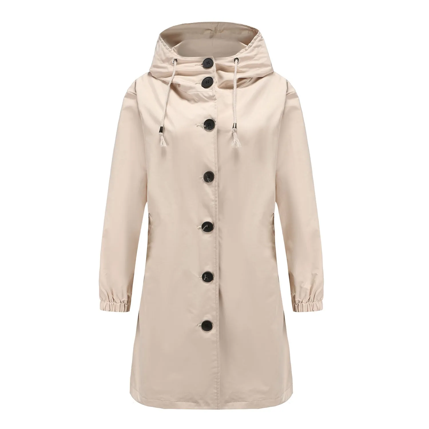AquaGuard™ | Women's Waterproof Rain Jacket | Lightweight Hooded Windbreaker for Outdoor Casual Wear