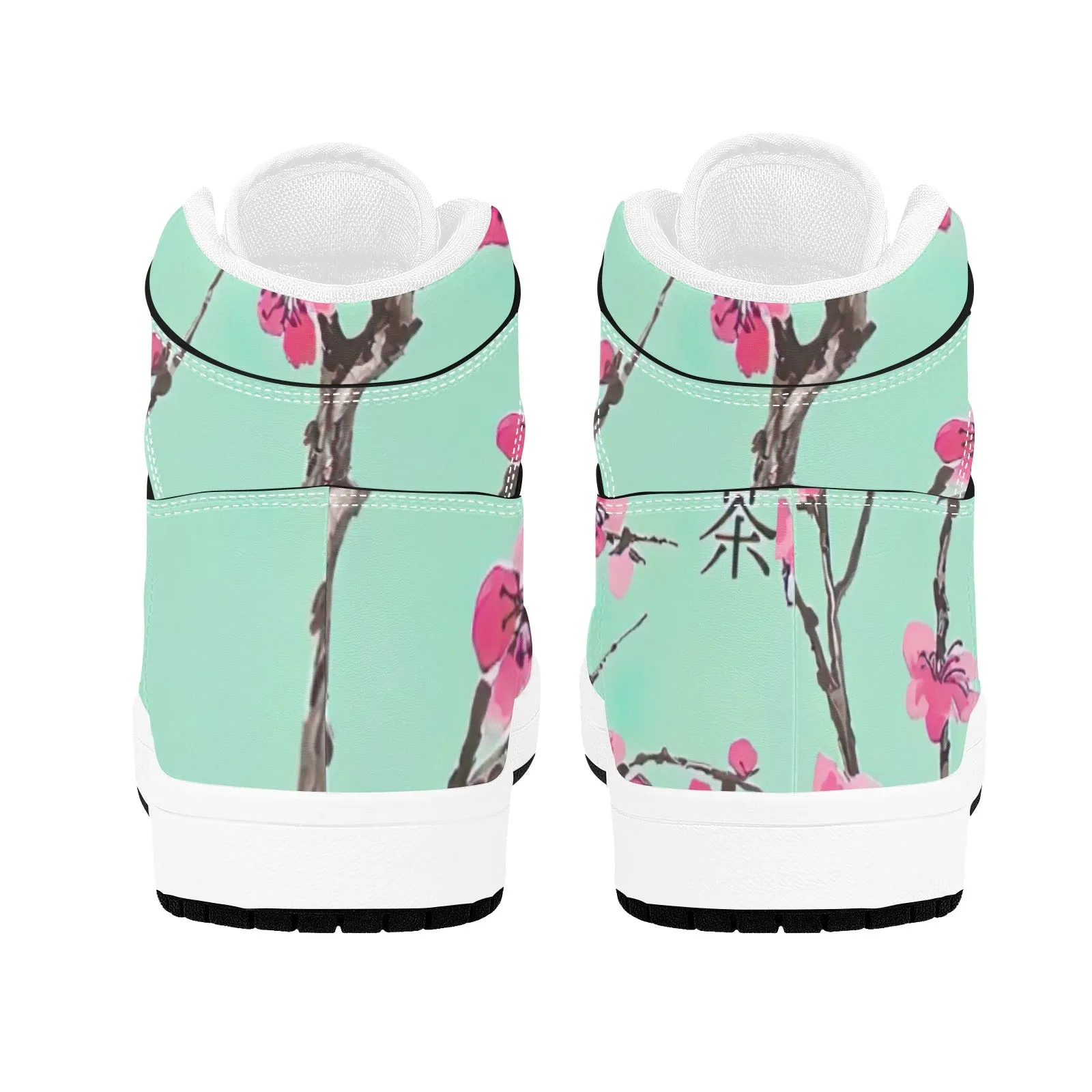 Arizona Green Tea Pattern Men's High Top Sneakers