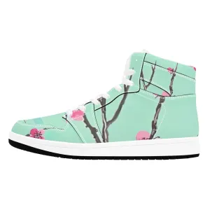 Arizona Green Tea Pattern Men's High Top Sneakers