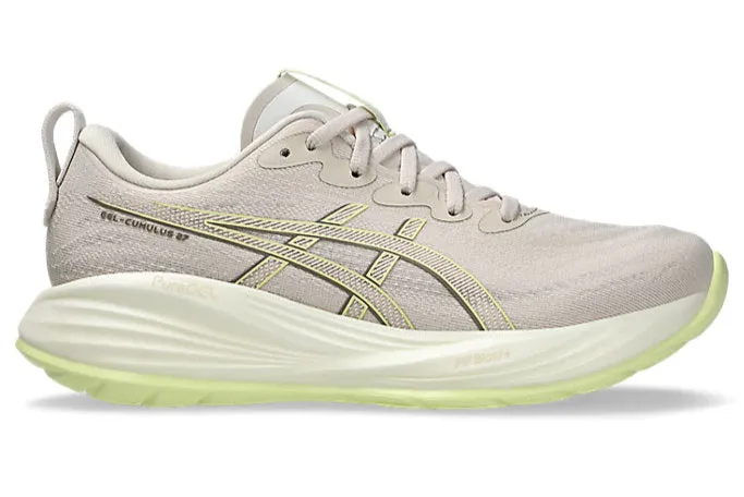 Asics Gel Cumulus 27 (D Width) - Mineral Beige/Huddle Yellow (Womens)